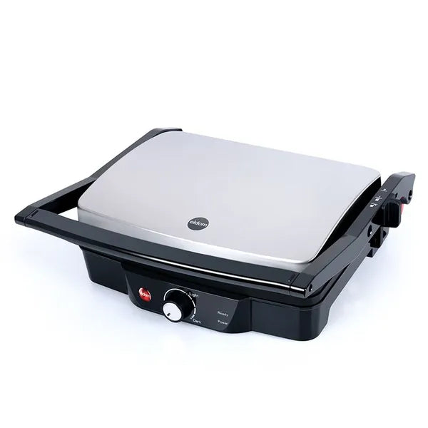 Kontaktgrill, 2000 W, tapadásmentes lapok, 180° nyitható, rozsdamentes ház