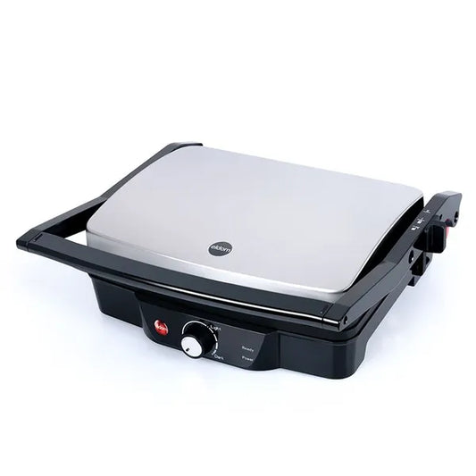 Kontaktgrill, 2000 W, tapadásmentes lapok, 180° nyitható, rozsdamentes ház