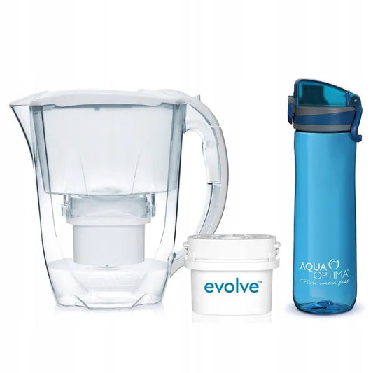 Aqua Optima Oria 2,8 l vízszűrő kancsó 60 napos szűrővel + 600 ml kulacs