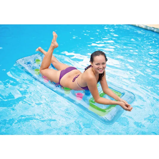 INTEX felfújható strandmatrac úszáshoz, 188×89 cm, PVC
