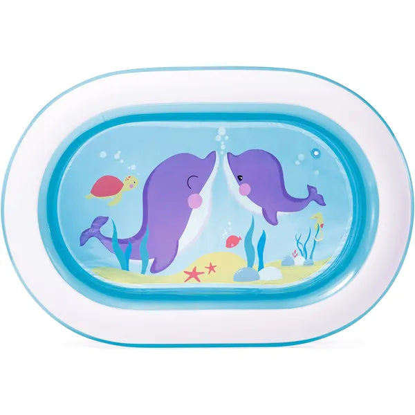 Intex felfújható ovális gyermekmedence 163×109×46 cm, 230 l, 3 gyűrűs PVC