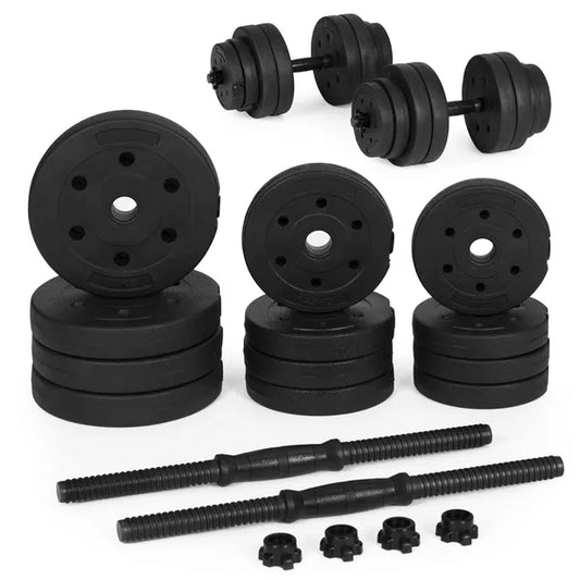 Állítható kézisúlyzó szett 2×10 kg, összesen 20 kg, csúszásgátló markolat