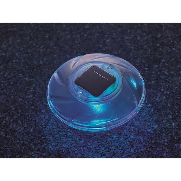 Bestway 58111 napelemes úszó medencelámpa, 18 cm, színes LED, IPX8