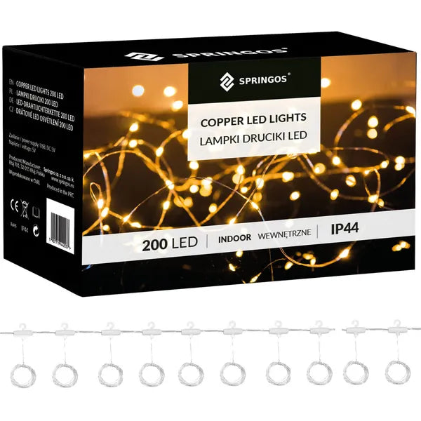 200 LED-es színes fényfüggöny, USB, 3×2 m, távirányító, IP44