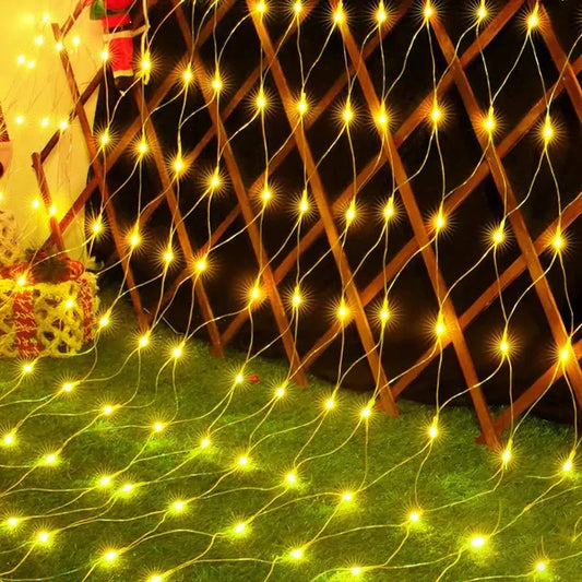 LED fényfüggöny 144 meleg fehér LED, 2×2 m, IP44, összekapcsolható