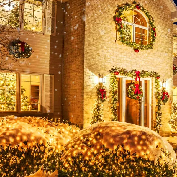LED fényfüggöny 144 meleg fehér LED, 2×2 m, IP44, összekapcsolható