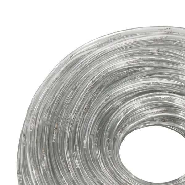 Hidegfehér LED fénykábel 20 m, 480 LED, IP44, 8 mód, Ø6 mm