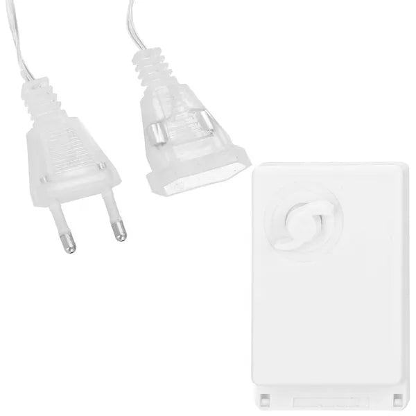 Hópehely LED fényfüggöny 70 meleg fehér LED, 2,5 m, 8 program, beltéri