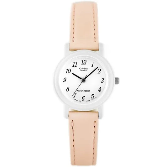 Casio LQ-139L-4B2 női karóra, narancs bőrszíj, 25 mm, WR30