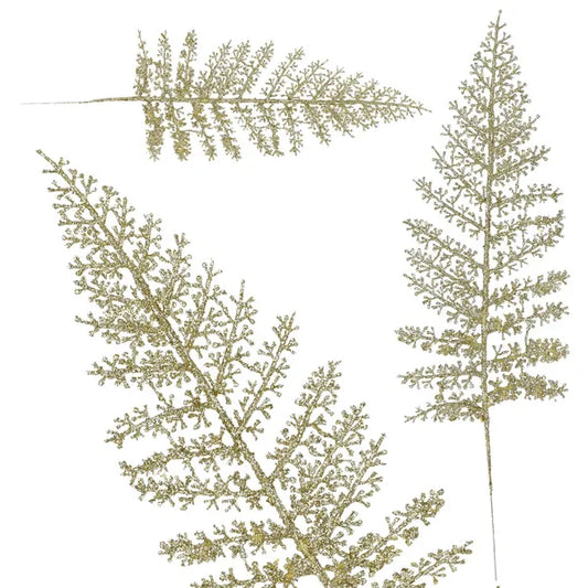 Karácsonyi arany díszág szett, 45 cm, 3 db műanyag