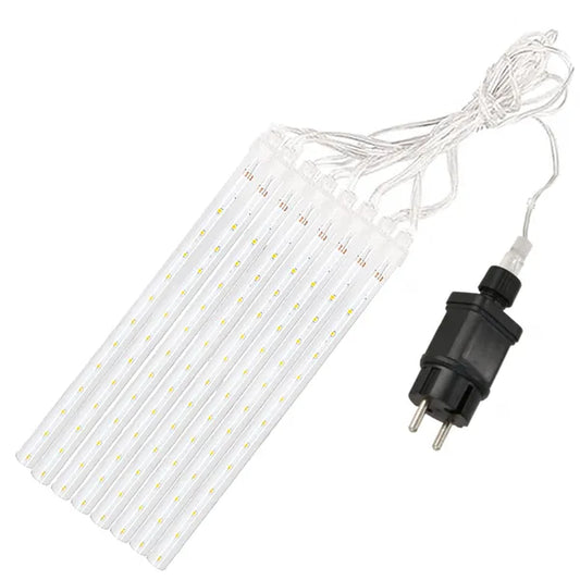 Jégcsap fényfüzér 288 LED, hideg fehér, 7,2 m, IP44, összekapcsolható