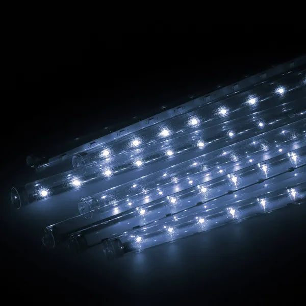 Jégcsap fényfüzér 288 LED, hideg fehér, 7,2 m, IP44, összekapcsolható