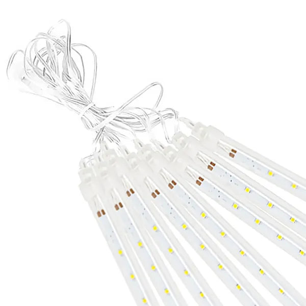 Jégcsap fényfüzér 288 LED, hideg fehér, 7,2 m, IP44, összekapcsolható