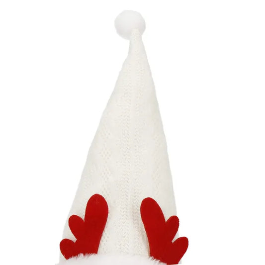 Karácsonyi LED manó figura, meleg fehér, elem 3×AAA, 37×18 cm