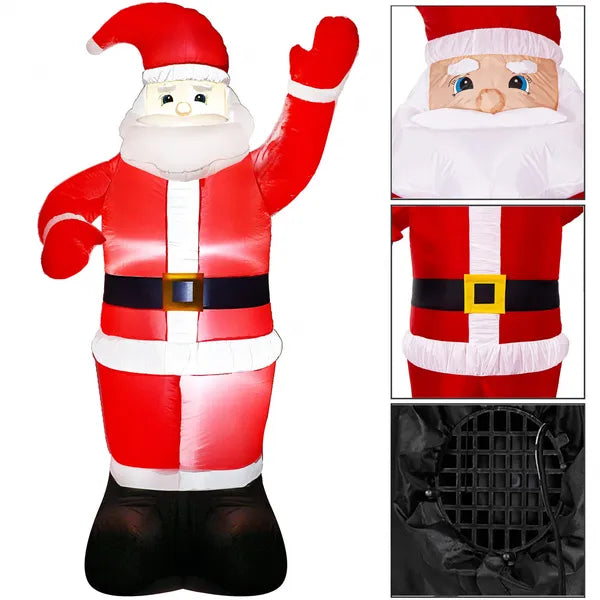 Springos® led mikulás dekoráció 240cm