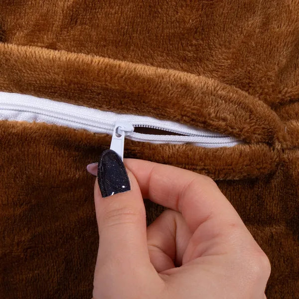 Rénszarvas kigurumi pizsama, barna, női S méret, poliészter