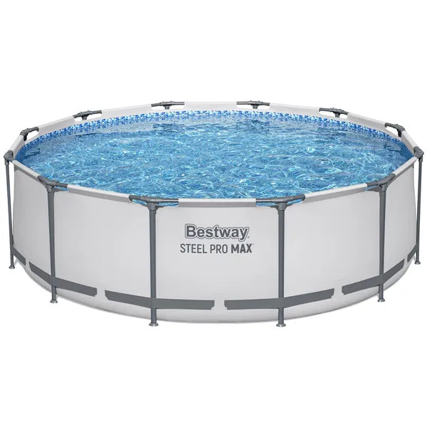 Bestway fémvázas kerti medence szett 366×100 cm, szűrőszivattyúval, létrával