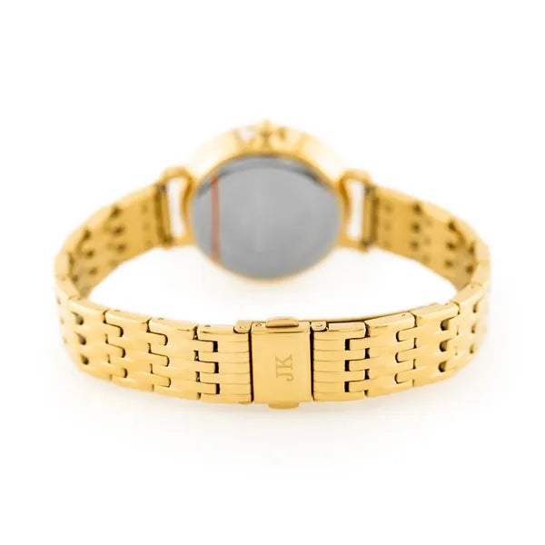 Női kvarc karóra arany-ezüst színben, 36 mm tok, WR30, fém szíj