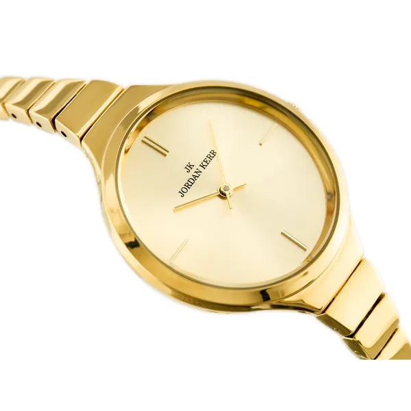 Arany női karóra Miyota kvarc szerkezettel, fém szíj, 34 mm