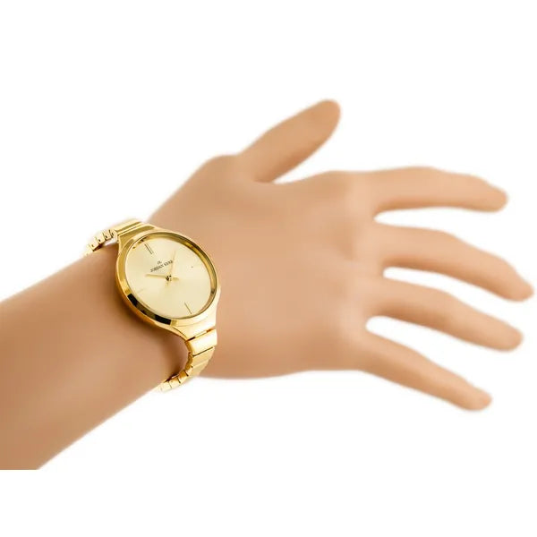 Arany női karóra Miyota kvarc szerkezettel, fém szíj, 34 mm