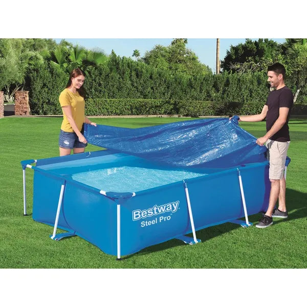 Bestway téglalap medence takaróponyva 259x170 cm, PE, kék