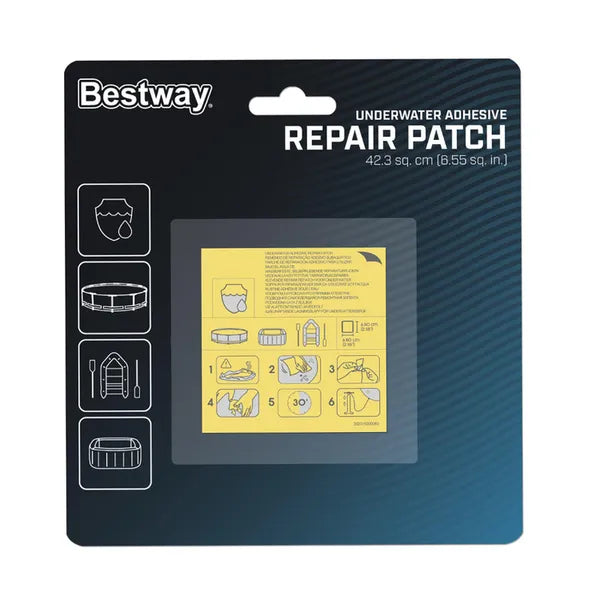 Bestway vízálló javítótapasz készlet, 10 db 6,5 x 6,5 cm
