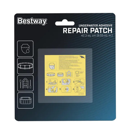 Bestway vízálló javítótapasz készlet, 10 db 6,5 x 6,5 cm