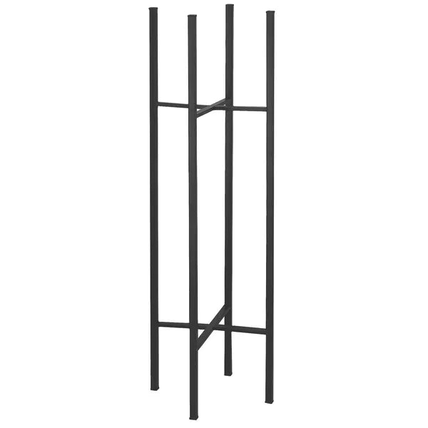 Fém virágtartó állvány 74 cm magas, 17 cm átmérőjű cseréppel
