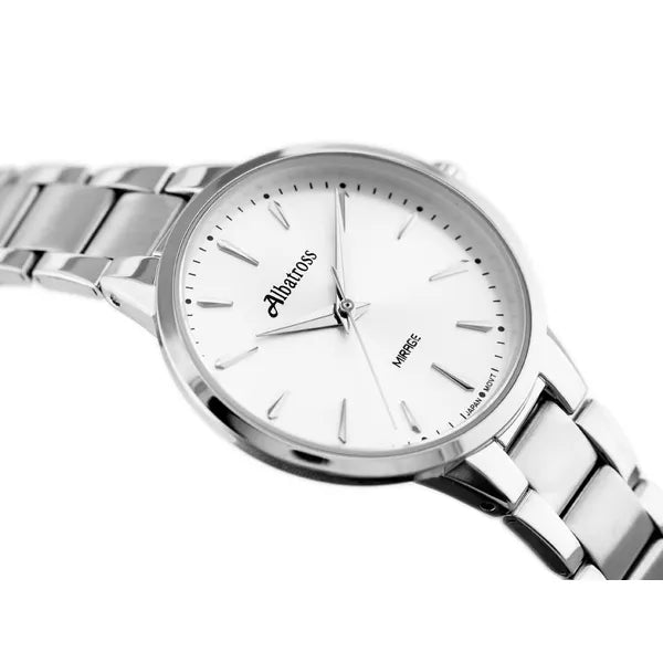 Albatross Mirage ABBC05 női karóra ezüst, rozsdamentes acél szíj 32 mm