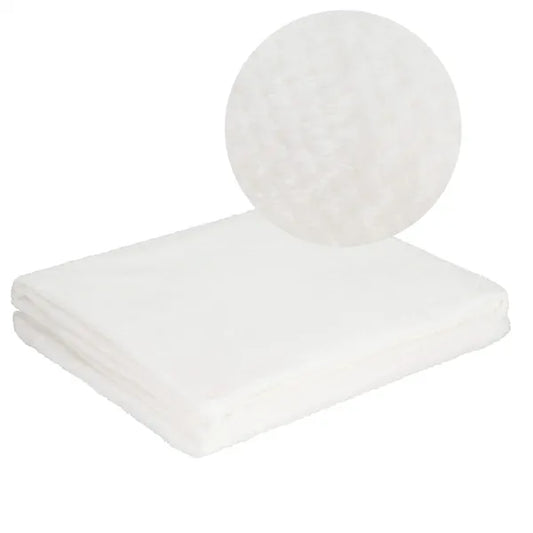 Puha fehér plüss poliészter takaró 200×220 cm, 250 g/m²
