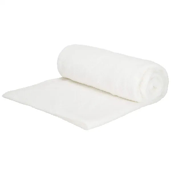 Puha fehér plüss poliészter takaró 200×220 cm, 250 g/m²