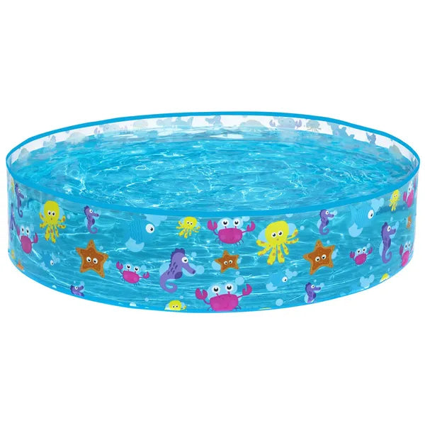 Bestway felfújható gyermekmedence, 122×25 cm, 219 l, tengeri mintás
