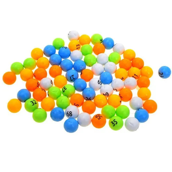 Bingo családi társasjáték sorsológömbbel, 56 kártyával, 6+