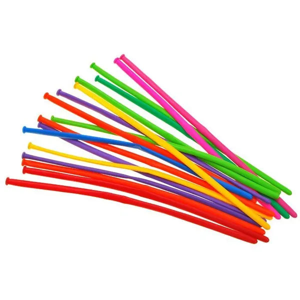 Hosszú alakítható lufi szett 15 db pumpával, parti dekorációhoz