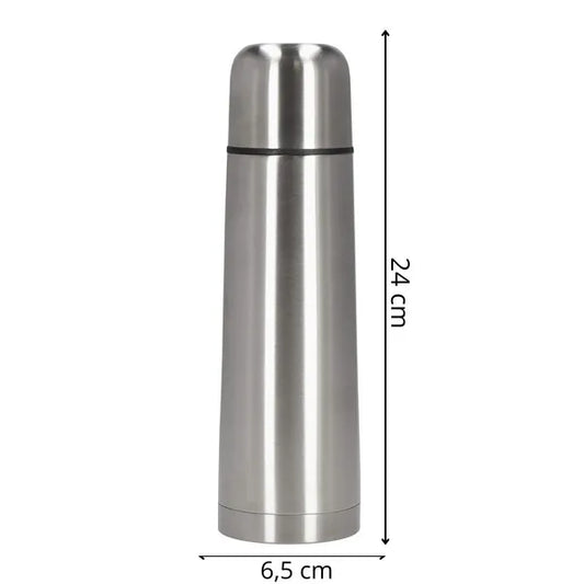Rozsdamentes acél vákuum termosz 500 ml, szivárgásmentes push-gomb