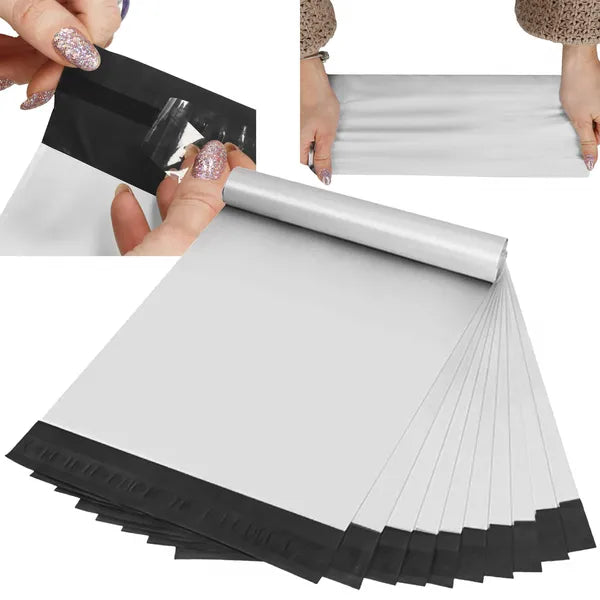 Önzáró futártasak készlet 50×55 cm (+5 cm ragasztófül), 50 db, szürke