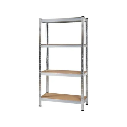 Fém raktári állvány 4 polccal 150x75x30 cm, 540 kg teherbírás