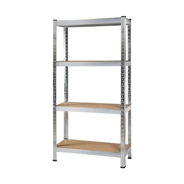 Fém raktári állvány 4 polccal 150x75x30 cm, 540 kg teherbírás
