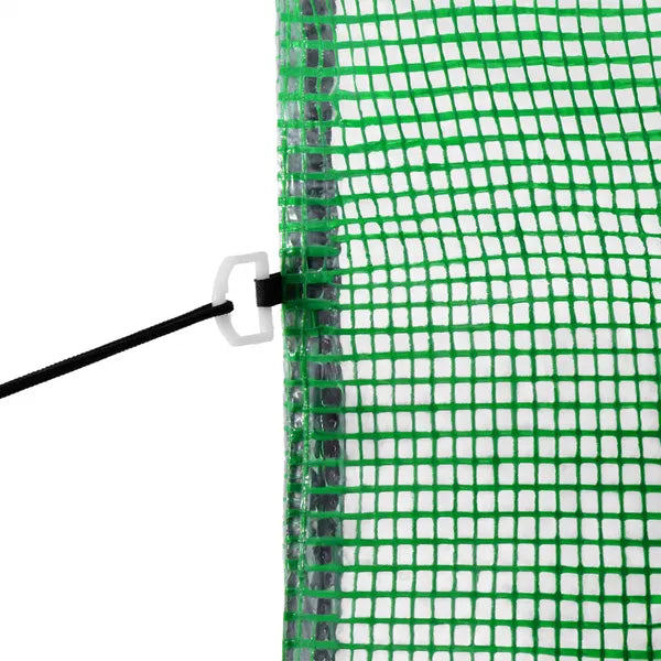 Kerti fóliasátor alagút 2×0,8×1,7 m 130 g/m² PE fólia, cipzáros ajtó