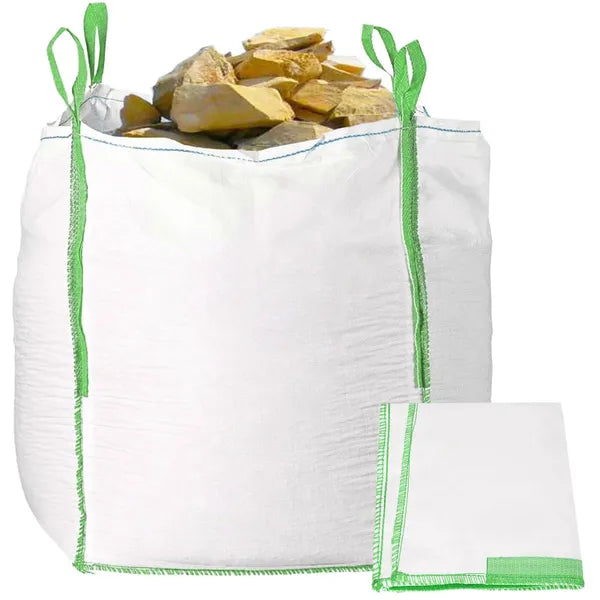 Ipari Big Bag zsák 1000 l, 1000 kg teherbírás, 90×90×120 cm, 4 fül