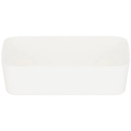 Krém színű PP műanyag rendszerező doboz 18×13×4,5 cm – Springos