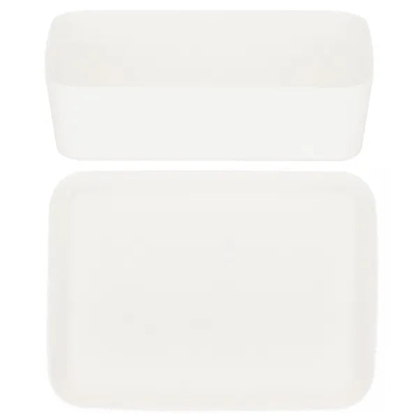 Krém színű PP műanyag rendszerező doboz 18×13×4,5 cm – Springos