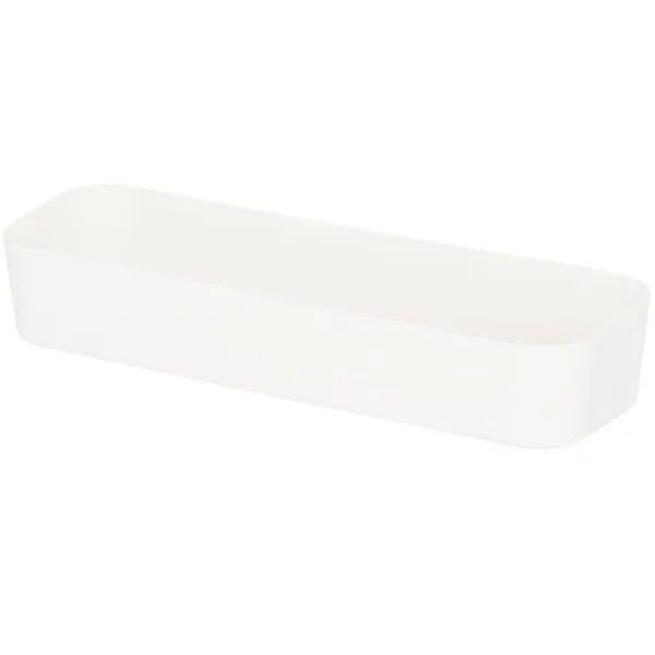 Krém színű PP műanyag fiókrendező, 26×9×4,5 cm