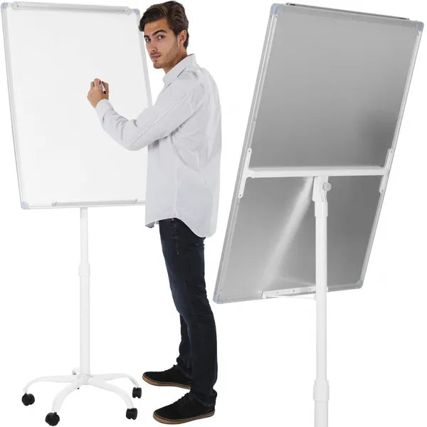Sprignos mágneses flipchart tábla 100×70 cm, állítható állvánnyal