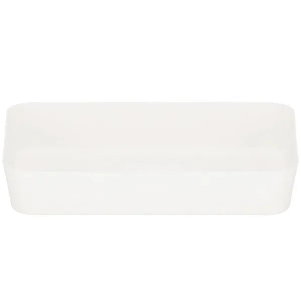 Springos® krémszínű tároló 26x18x4,5 cm