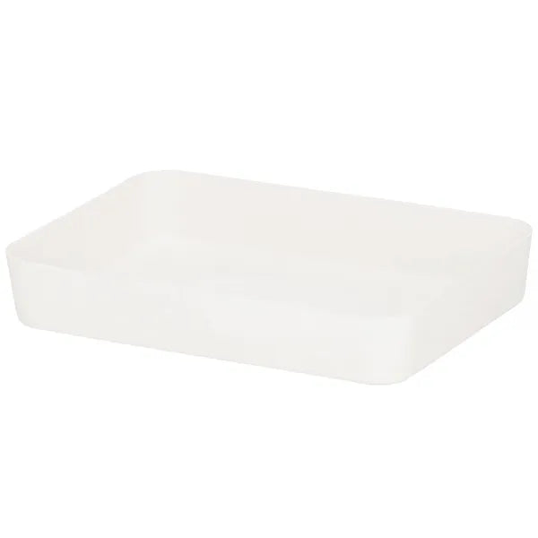 Springos® krémszínű tároló 26x18x4,5 cm