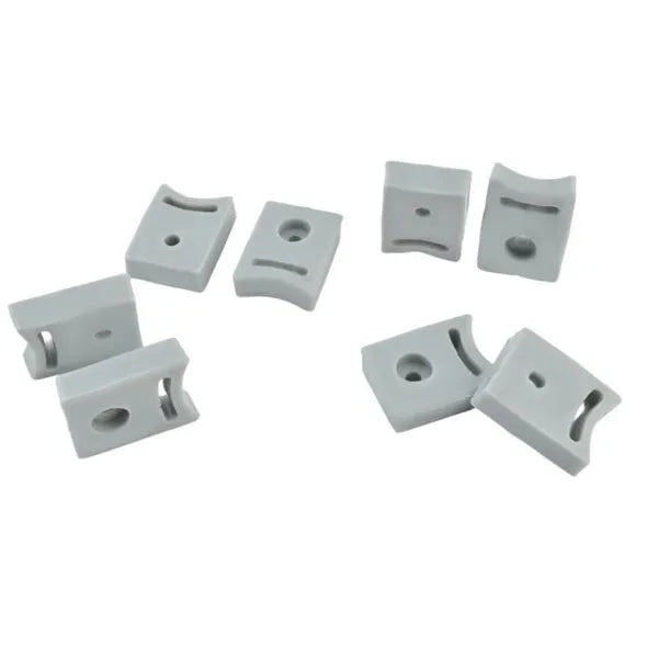 Zuhanykabin görgőkészlet, 8 db, univerzális, 4–6 mm üveghez