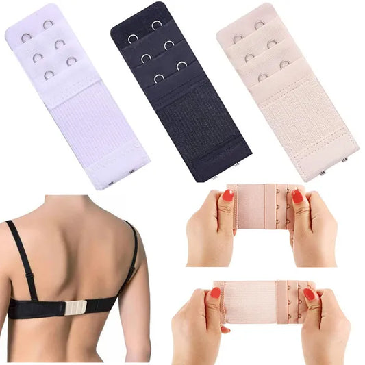 Melltartó hosszabbító szett, 3 db, 3 szín, 2 soros bővítés, 3.8 cm