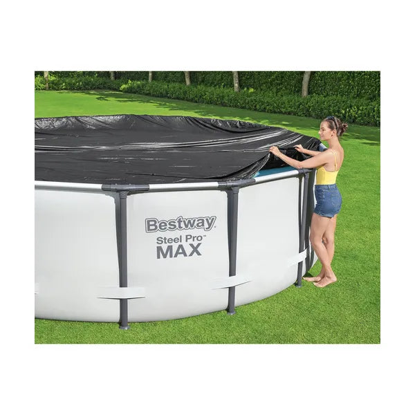 Bestway 58036 PVC medencevédő takaró, vázas medencéhez, 305 cm