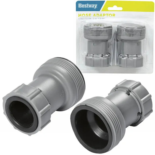 2 db adapter 38 mm→32 mm medence tömlőhöz Bestway pumpákhoz